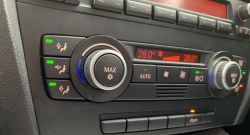 BMW e91 - Zmiana koloru wyświetlacza samochodowego, panel klimatyzacji BMW