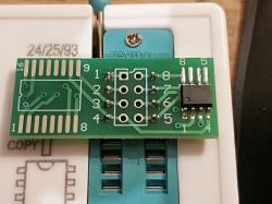 Audi A38L - Licznik po wgraniu złego wsadu nie przyjmuje innych