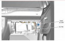 Citroen C5 X7 Błąd 7362 Kontrolka przełącznika neutralizacji poduszki pasażera