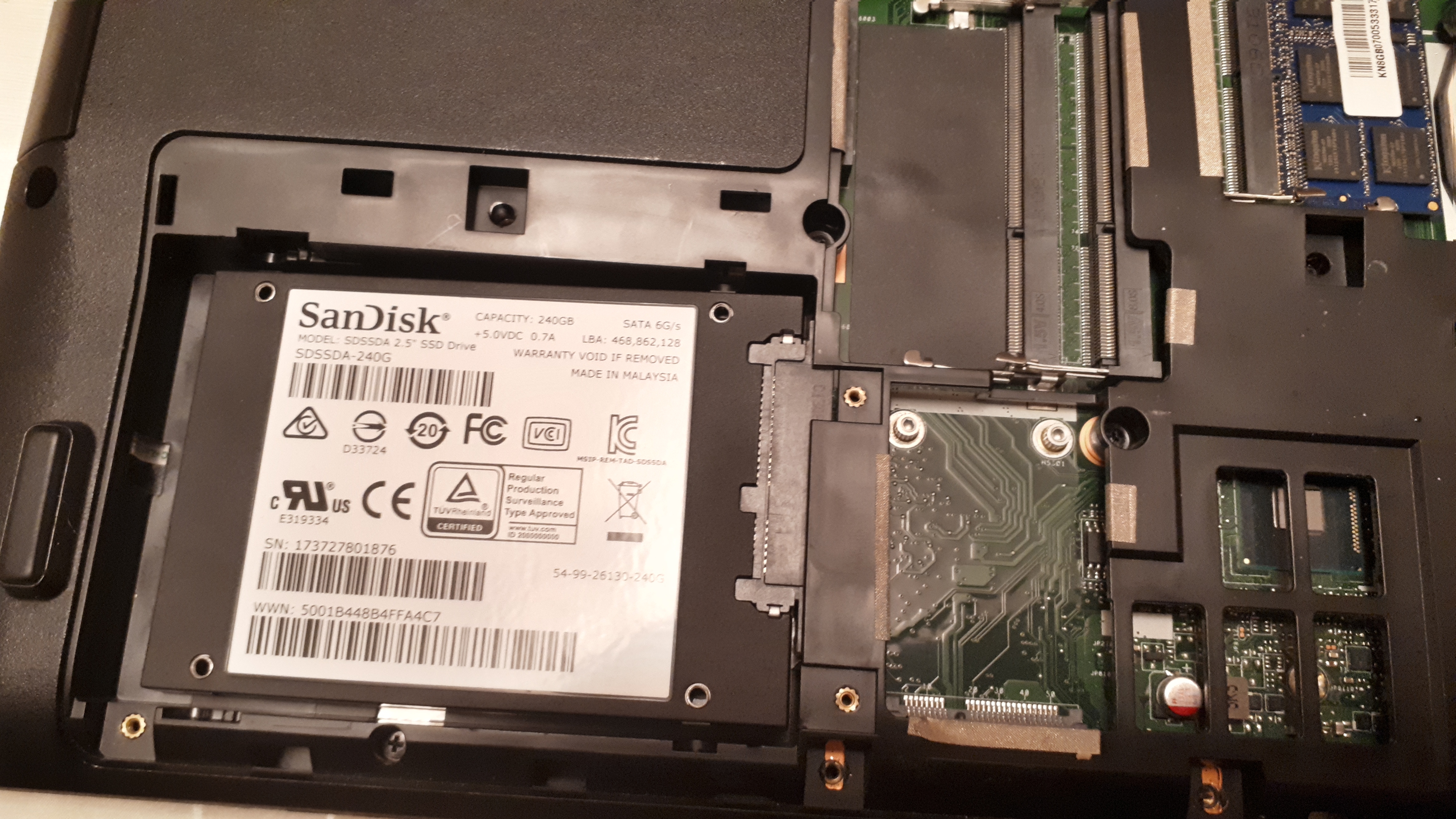 Acer aspire v3 772g установка ssd