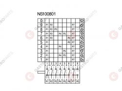 Kuchnia gastronomiczna GIGA C4PFLE - jak podłączyć przełącznik funkcji?