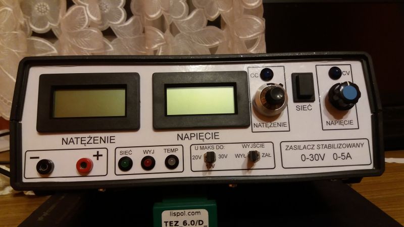 Zasilacz warsztatowy 0-30V, 0-5A, nie electronics lab Zasilacz warsztatowy 0-30V, 0-5A, nie electronics lab