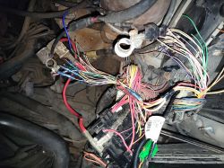 Renault Scenic 2.0 benzyna 2001r. - biała kostka pod skrzynką bezpieczników