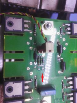 ESAB LHN200 / LHN140 brak komponentów w sterowaniu tr. Mosfet