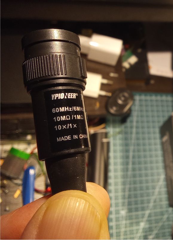 Sonda oscyloskopowa YPIONEER 60MHz/6MHz z przełącznikiem tłumienia 10x/1x