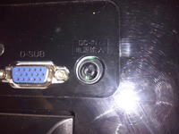 LG Flatron E2251 - Jakie gniazdo zasilacza i czy jest uszkodzone?