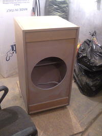 Trójkątny Subwoofer na B&C 18PS76 Trójkątny Subwoofer na B&C 18PS76