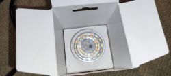 GU10 Bulb in Packaging GU10 bulb in a box with visible LED diodes