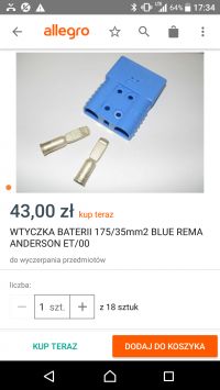 Gdzie znajdę terminale wysokoprądowe? Buduję własny akumulator.