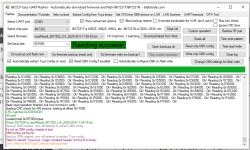 Read Success in BK7231 Easy UART Flasher Screenshot of BK7231 Easy UART Flasher software with a Reading success! message displayed.