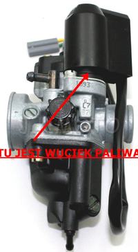 PIAGGIO NRG POWER - wyciek paliwa pod zaworem ssania PIAGGIO NRG POWER - wyciek paliwa pod zaworem ssania