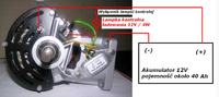 Fiat 126p - Napięcie 16V, nowy regulator, jak podłączyć kable w alternatorze?