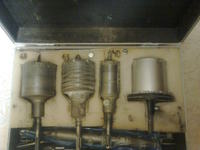 What kind of lace to make holes for cans in reinforced concrete?
