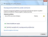 serwer DNS może nie być dostępny serwer DNS może nie być dostępny
