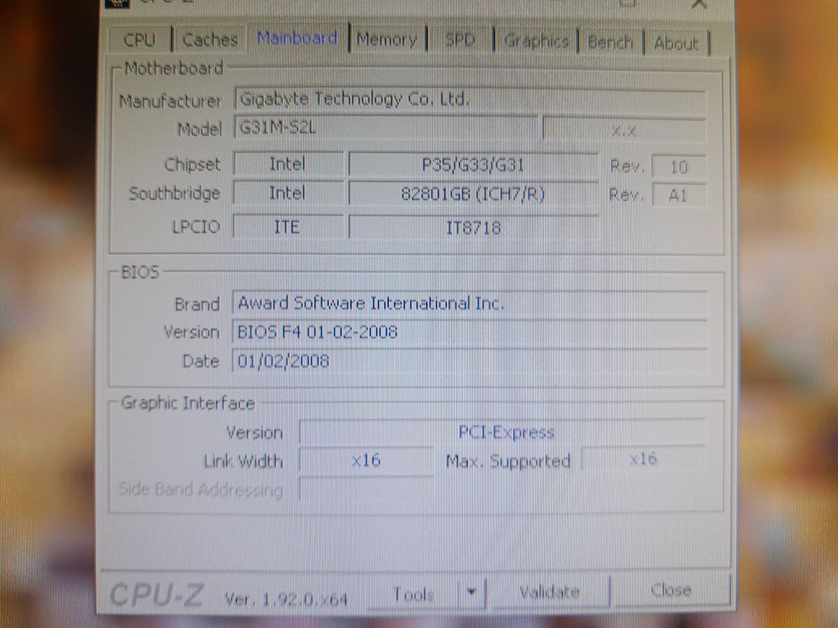 [Rozwiązano] Aktualizacja BIOS Gigabyte G31MS2L z F4 do F10 wsparcie