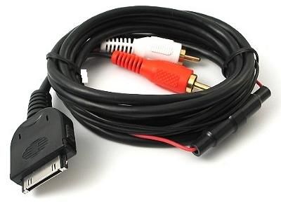 złącze AUX do IPoda z zasilaniem