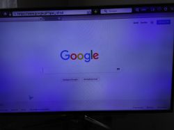samsung LED niebieskie plamy