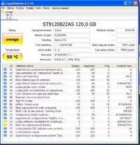 ST9120822AS - Windows XP nie uruchamia się, duży parametr 197 w SMART