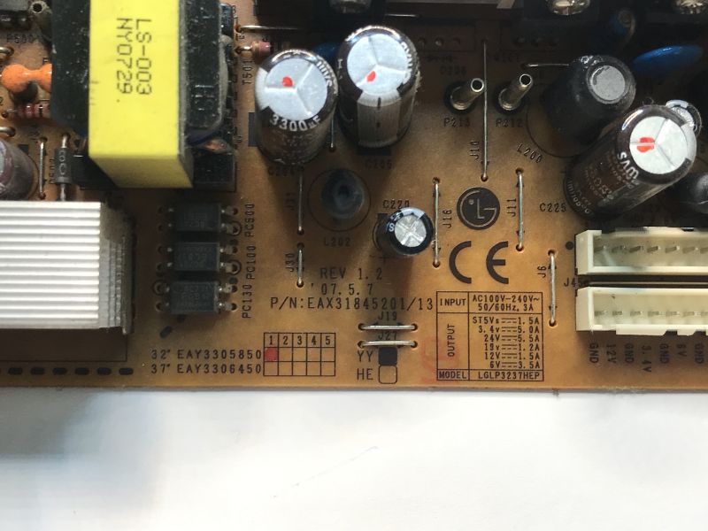 The inside of an old LG 32LC41 - what can be recovered from the inside? Atmega and transistors The inside of an old LG 32LC41 - what can be recovered from the inside? Atmega and transistors