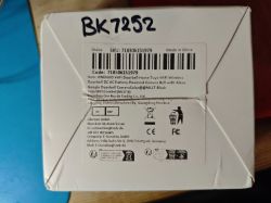 Tuya doorbell packaging with BK7252 marking.