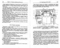 Strony książki technicznej z opisem i schematem prądnicy synchronicznej typu GAffd22, używanej w zespole PAB 2-1/230.