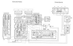 Wnętrze wzmacniacza audio Blaupunkt Mainamplifier MA-240 [1979/1980?]