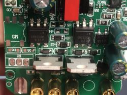 Dual touch light switch ATLO-TB2-TUYA with the front panel removed, showing the CB3S module and electronic board without relays.