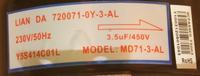 Smartcool/SM26G/Portable-OUTER MOTOR 720071-0Y-3-AL nie wywiewa padł silnik Smartcool/SM26G/Portable-OUTER MOTOR 720071-0Y-3-AL nie wywiewa padł silnik