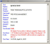 WD Caviar 500GB WD5000LPVX - 4 bad sektory, czy wymienią na gwarancji?