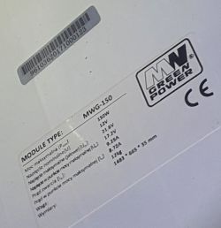 Dysfunkcja jednego z paneli fotowoltaicznych 12V 150W - brak generacji prądu