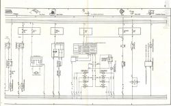 Skan schematu elektrycznego samochodu.