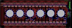 PCB Layout with LED Diodes for Nixie Clock PCB design with LED diodes and nixie clock