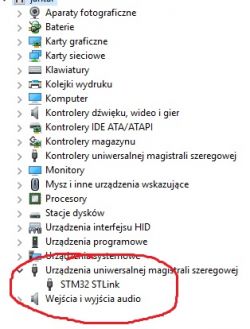 arduino na STM32 z STLINK V2 - brak portu COM arduino na STM32 z STLINK V2 - brak portu COM