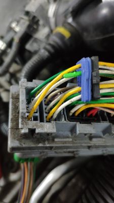 Peugeot 206 1.4b - Podłączenie czujnika wstecznego po zmianie skrzyni biegów