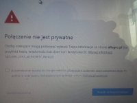 Chrome, Firefox, IE - Połączenie nie jest prywatne Chrome, Firefox, IE - Połączenie nie jest prywatne