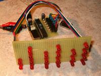 Zegar binarny na na mikroprocesorze Atmega8 Zegar binarny na na mikroprocesorze Atmega8