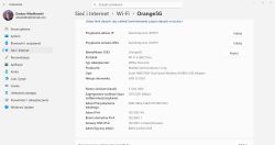 Ustawienia sieci Wi-Fi dla Orange5G z adapterem Zyxel na paśmie 5 GHz