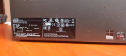 Tabliczka znamionowa komputera Lenovo Ideacentre 720-18ASU z widocznymi oznaczeniami i symbolami.