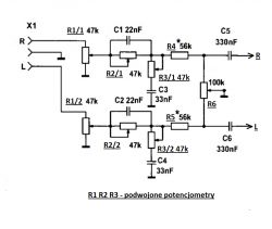 tda 7375 poszukuje schematu regulacji bass treble balance