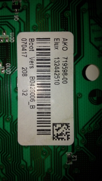Elektrolux EWF10679W - Identyfikacja elementu, rezystor R8