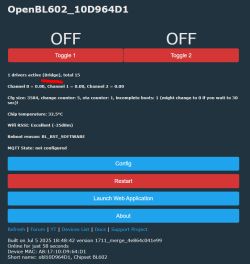 Screenshot of obk_config.h configuration file with line 178 regarding bridge driver settings highlighted.