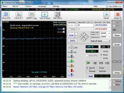 Wynik testu dysku SSD Samsung 870 EVO 1TB w programie Victoria 5.37