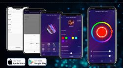 Pasek LED WiFi/IR - WX300P - tryb muzyczny - ukryte przyciski [W800-C400]