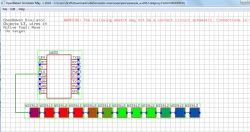 Circuit simulation with WS2812 LEDs in OpenBeken software.