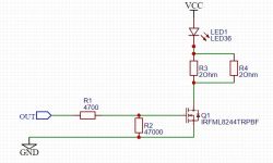 Napięcie w stanie niskim na wyjściu mikrokontrolera, a wysterowanie MOSFET Napięcie w stanie niskim na wyjściu mikrokontrolera, a wysterowanie MOSFET