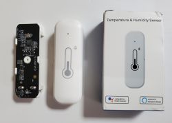 Temperature and humidity sensor device and its packaging.