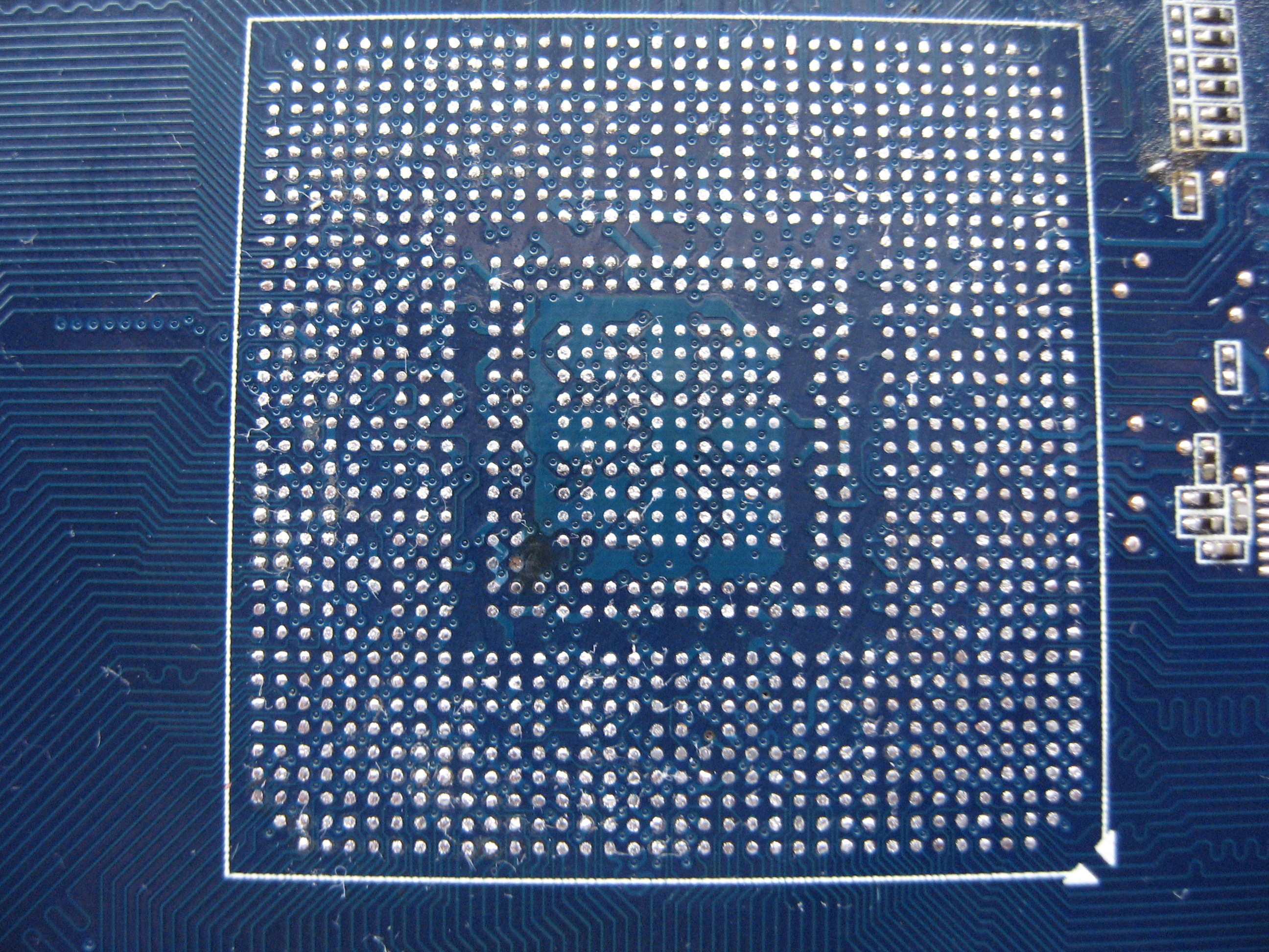 reballing gpu nvidia G92 Asus geforce 8800gt top - elektroda.pl