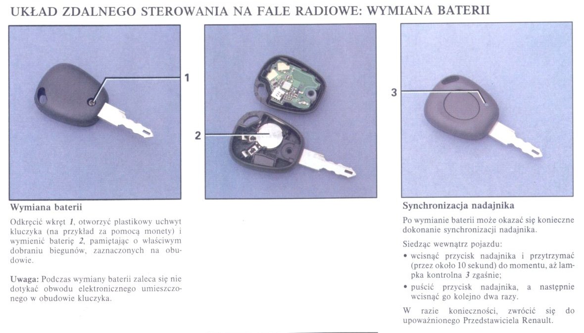 megane 99 kluczyk mrugajaca elektroda.pl