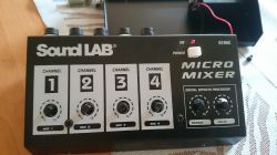 Mikser Mikrofonowy SoundLab G105C z efektem echa Mikser Mikrofonowy SoundLab G105C z efektem echa