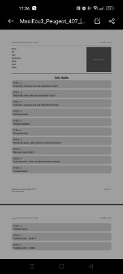 Lista kodów błędów diagnostycznych dla samochodu Peugeot 407 3.0.